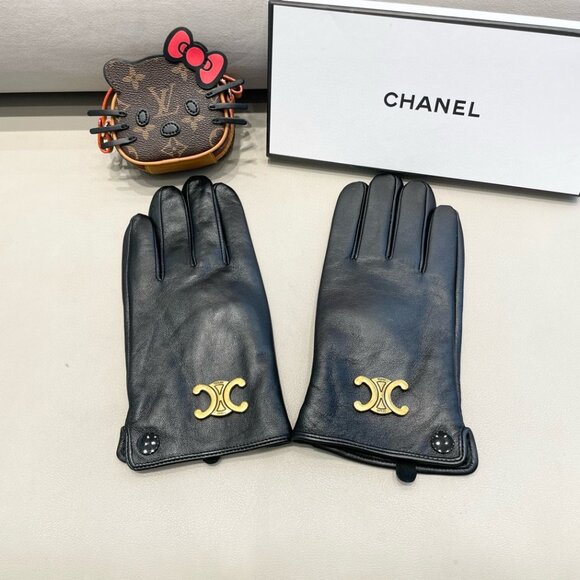 🌊🌊Celine women's black thermal gloves - Picture 1 of 7